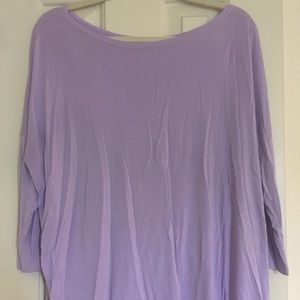 Light purple piko top